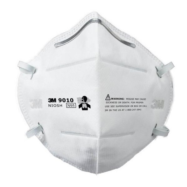 Respirador 3M 9010 Plegable Polvos/Neblina (50 piezas)