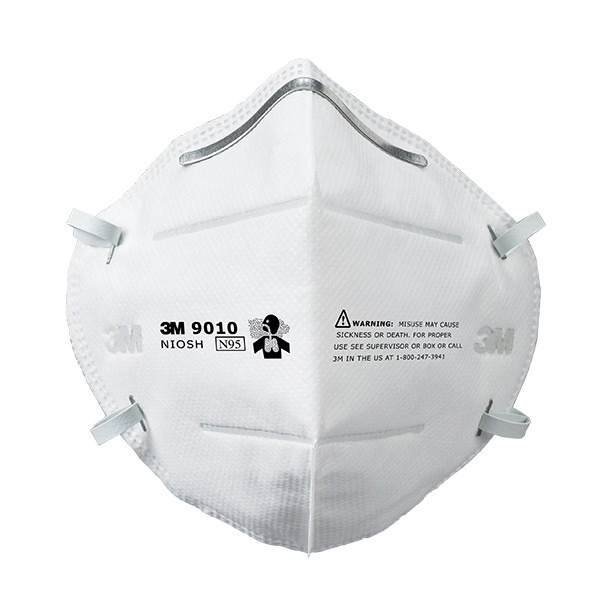Respirador 3M 9010B Plegable Polvos/Neblina (50 piezas)
