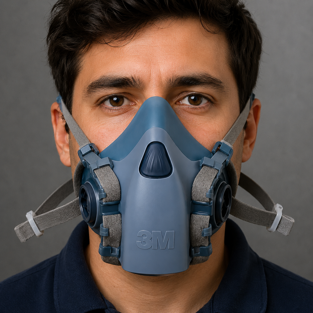 Respirador 3M de Silicon de Media Cara Tallas CH/M/G